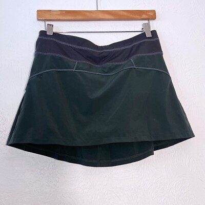 Athleta Tennis Skirt Skort Athleta Women's Black Soho Pull On