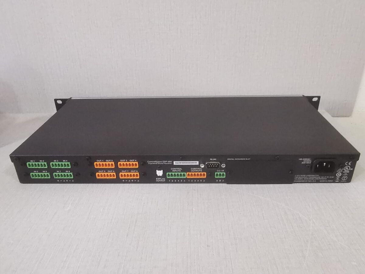BOSE ControlSpace ESP-880 Engineered Sound Processor | eBay BOSE ControlSpace ESP-880 Engineered Sound Processor | eBay