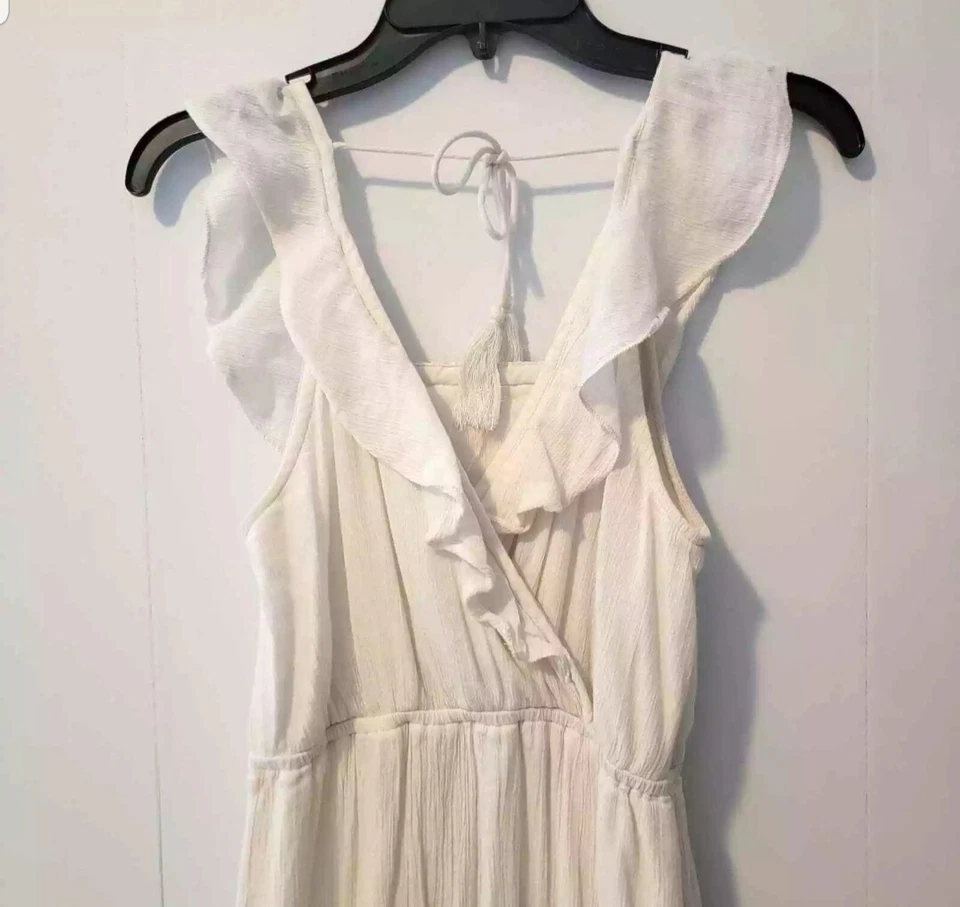 Maxi Vestido Mossimo Fairy Talla XS Encaje En Niveles Cottagecore Boho Volantes Caprichoso Foto 4 de 4