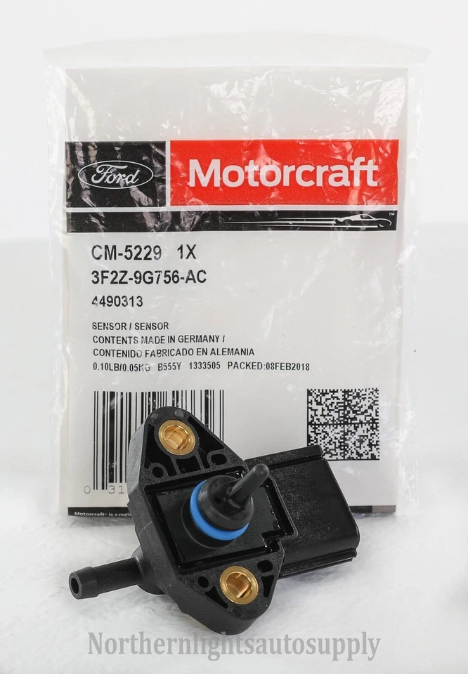 New Genuine Fuel Injection Pressure Sensor CM-5229 for Motorcraft 3F2Z-9G756-AC - Image 2 of 4