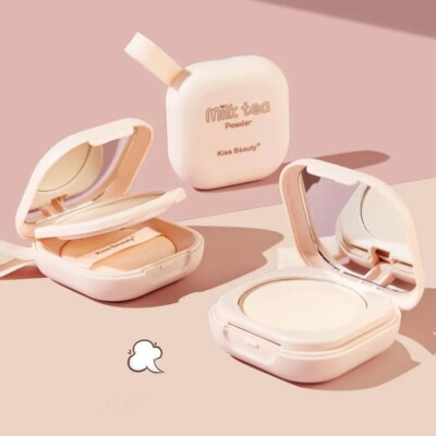 Polvo suelto coreano Maquillaje Facial impermeable base compacto larga duracion