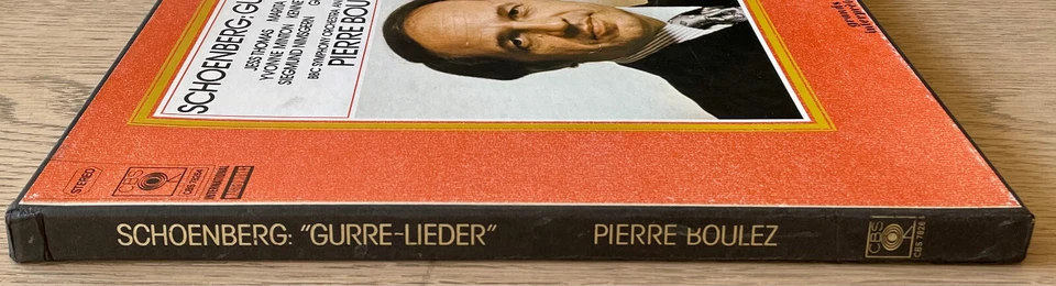CBS 78264 SCHOENBERG GURRE-LIEDER 2-LP SET BOULEZ (1975) NM GERMANY - Image 3 of 3