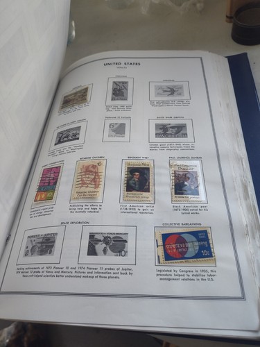 HE Harris USA Liberty Briefmarkenalbum 1963 mit über 250 Briefmarken - Bild 3 von 12
