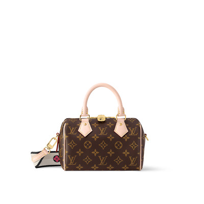  NEW LOUIS VUITTON Speedy Bandoulière 20 Monogram Black   RARE GIFT