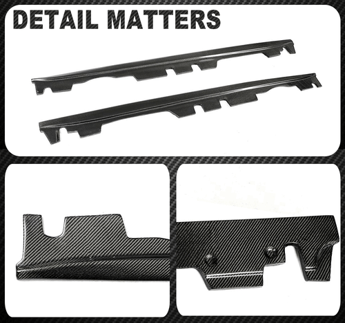 Faldones laterales de carbono faldones laterales espada umbral para BMW E92 E93 M3 2008-2013 - Imagen 11 de 11