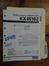 Yamaha kx-w162 Service Manual Original Repair Book stereo tape deck player