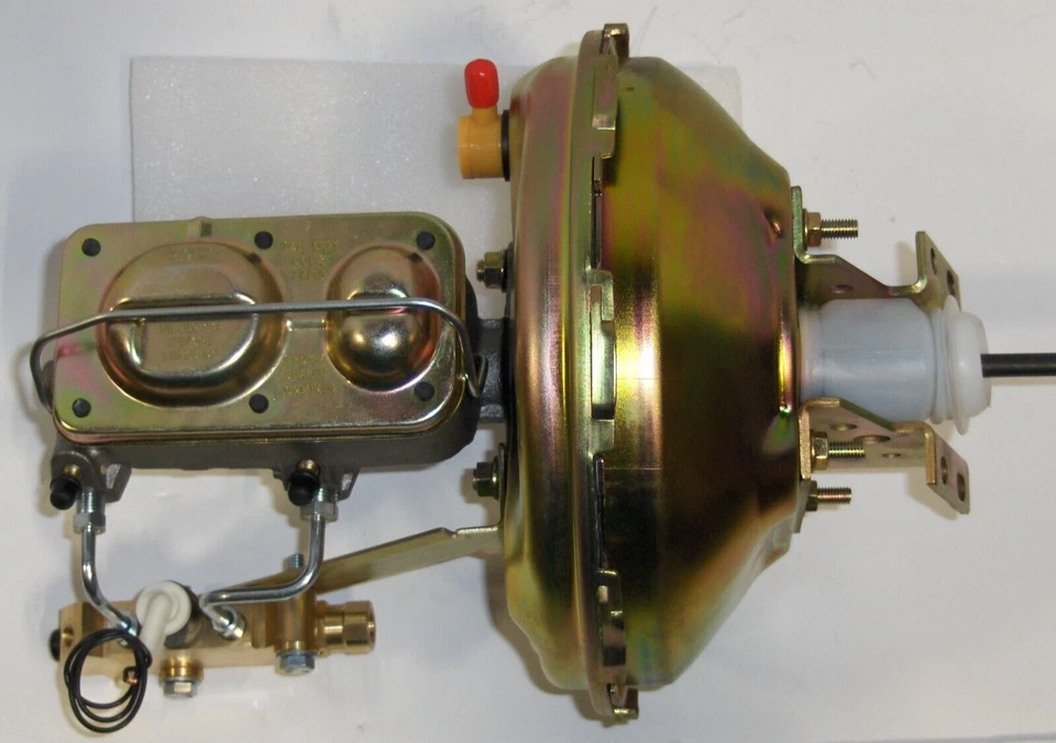 1970-81 Chevy Camaro Brake Booster Master Cylinder w/ Disc Drum Prop Valve Kit - Image 3 of 4