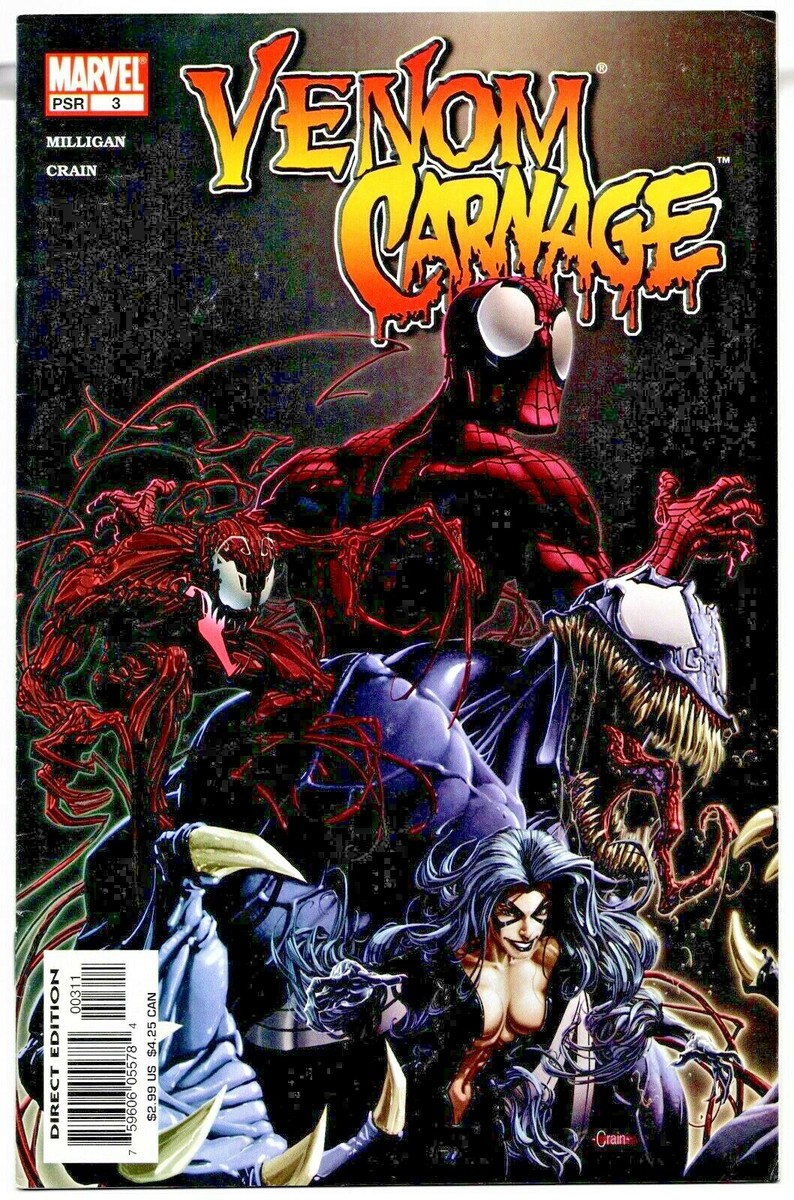 Venom vs Carnage #3 (2nd Toxin App) & #4 FN Marvel Comics