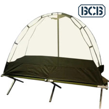 BCB Lightweight Camp Cot Mosquito Net ? Fire-Resistant, WHO Compliant, Domed