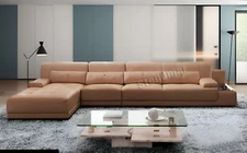 3pc Modern genuine leather sectional sofa set S2630  (Custom Made Options)