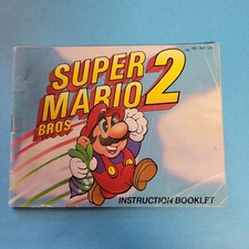 Super Mario Bros 2 NES MANUAL ONLY Authentic Original Nintendo