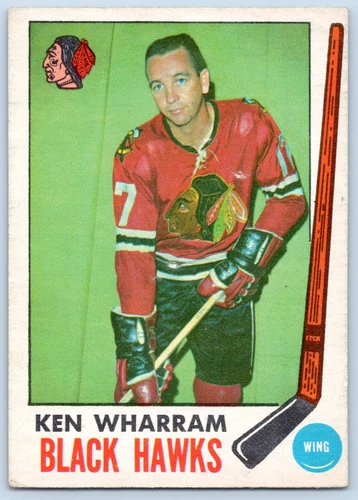 KEN WHARRAM 1969-70 O-PEE-CHEE 69-70 NO 74 VGEX+            49571