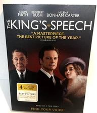 The Kings Speech DVD / With Slip Case / Colin Firth / Ships with Tracking