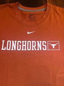 Nike LONGHORNS Dri-Fit Size Small Short Sleeve