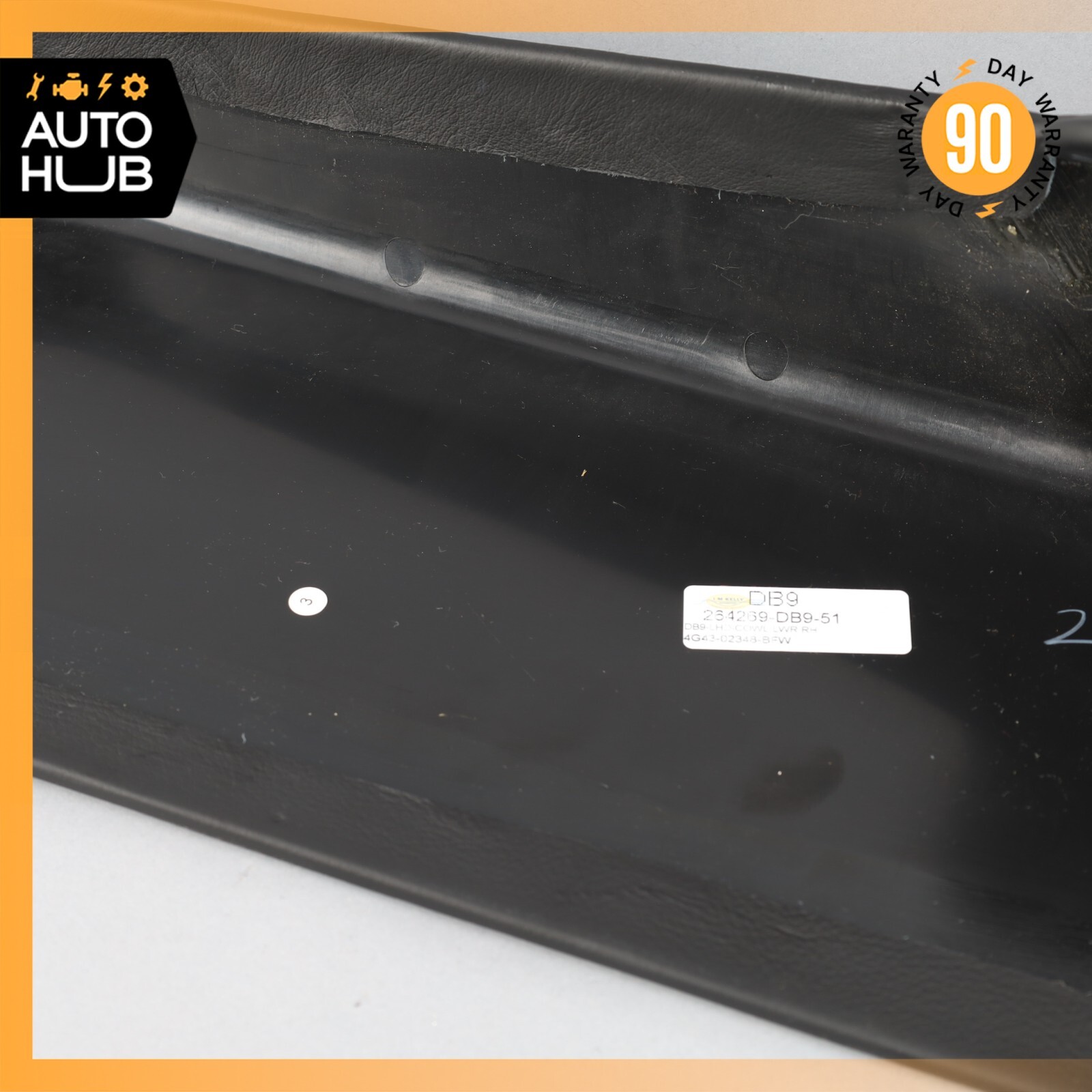 13-16 Aston Martin DB9 Front Right Side Lower A-Pillar Kick Panel Trim OEM 35k