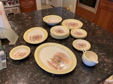 VTG Mid-Century Homer Laughlin Eggshell "Colonial Kitchen" Accessories/Extras