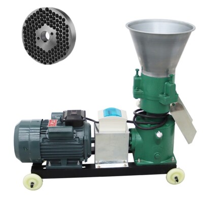 220V 5mm Feed Pellet Mill Machine Feed Granulator 3 Press Rollers 200kg/h 4500W