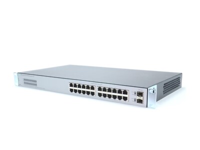 HPE 1920S 24G 24x RJ45 2SFP 24 Port Gigabit Ethernet Switch FANLESS JL381A 0dB