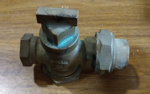 1" Farnan Brass Ball Curb Stop Valve - Picture 7 of 7