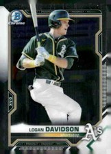 2021 Bowman #BCP-115 Logan Davidson Chrome Prospects