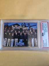 Chris Berman Signed Trading Card. Psa Dna