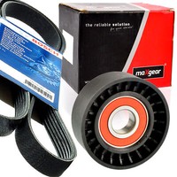 Bosch 5PK884 Keilrippenriemen + Rolle FüR Ford Fiesta IV Mazda 121 III 1.8D