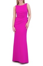 Eliza J.  Bow Back Sleeveless  Gown  Pink Sz 6