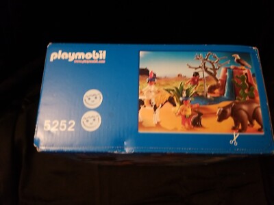 PLAYMOBIL Western Native American Children With Bear Cave 5252 for