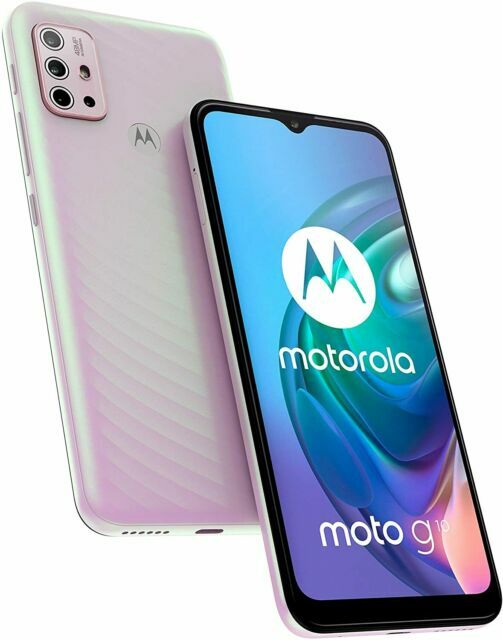 Motorola Moto G10 - 64GB - Sakura Pearl (Unlocked) (Dual SIM) for