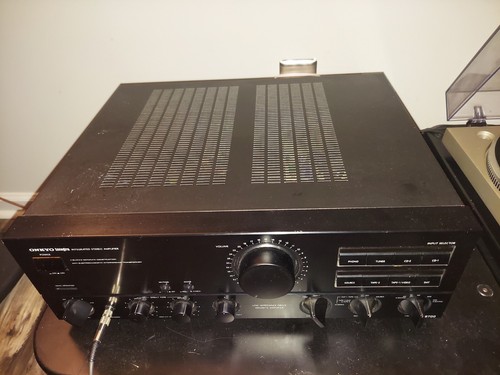 Raro Amplificador/Sintonizador Integrado Onkyo Integra A-8700 con Transformador Reductor - Imagen 4 de 9