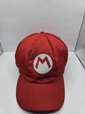 Super Mario Brothers Red One Size Fits Most Costume Cosplay Hat/Cap