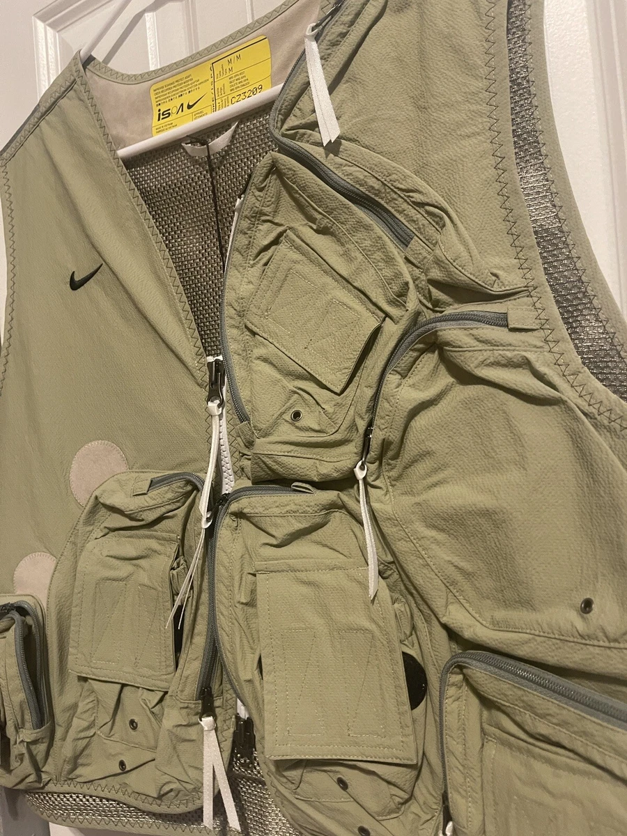 NIKE iSPA UTILITY VEST KHAKI RARE 2021 - BNWT - Medium | eBay