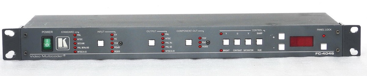 KRAMER FC 4046 VIDEO MULTICODER UNIVERSAL ANALOG SIGNAL FORMAT