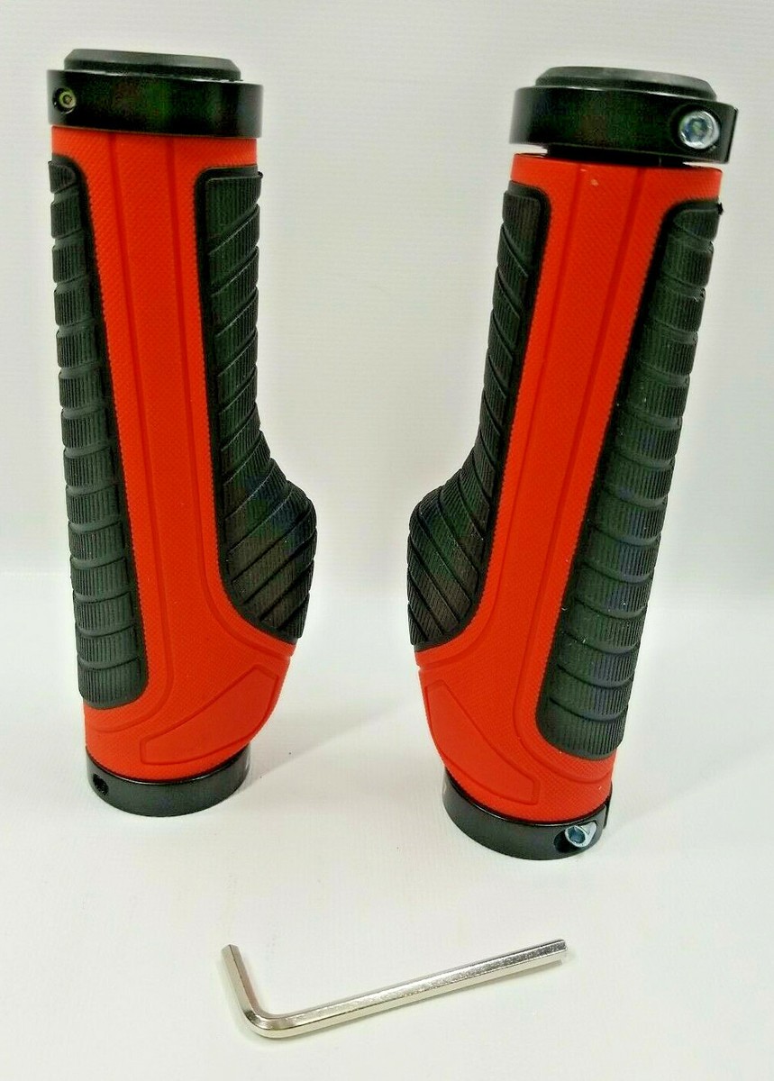 Orange Anti-Slip Bicycles Handlebar Grips Fits MTB/BMX/Mountain