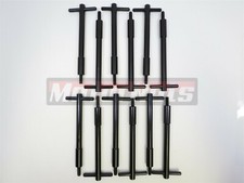 Sb Ford Black Billet Tall T-bar Valve Cover Hold Down Kit Sbf 289 302 351w Bolts Sb Ford Black Billet Tall T-bar Valve Cover Hold Down Kit Sbf 289 302 351w Bolts