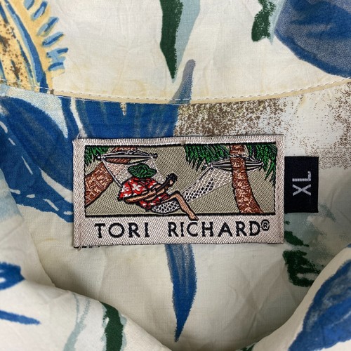 Vintage Tori Richard Hawaiihemd Herren XL bunt Allover Print 100% Viskose USA - Bild 4 von 6