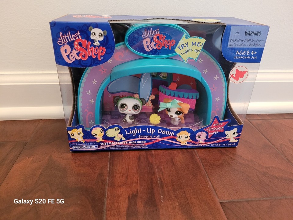 NEW Littlest Pet Shop LightUp Dome Shopping Mall 2007 eBay