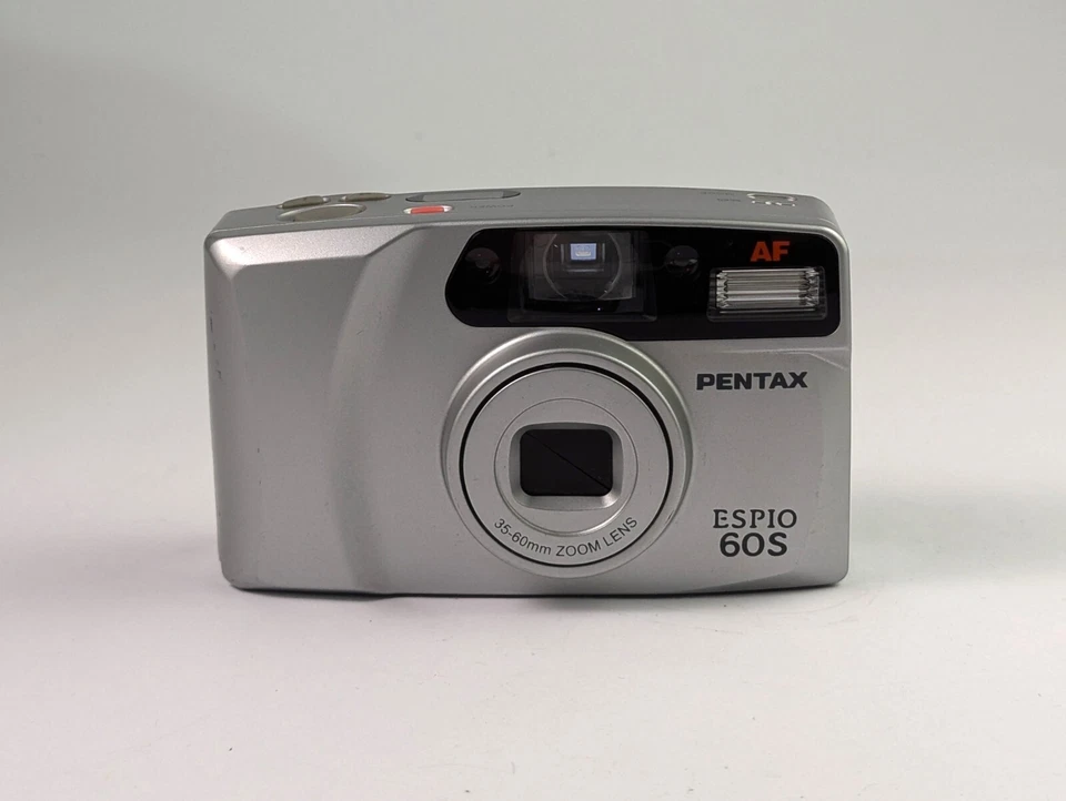 Vintage Pentax Espio 60S 35mm Film Camera - Defective - For Parts Foto 2 de 4