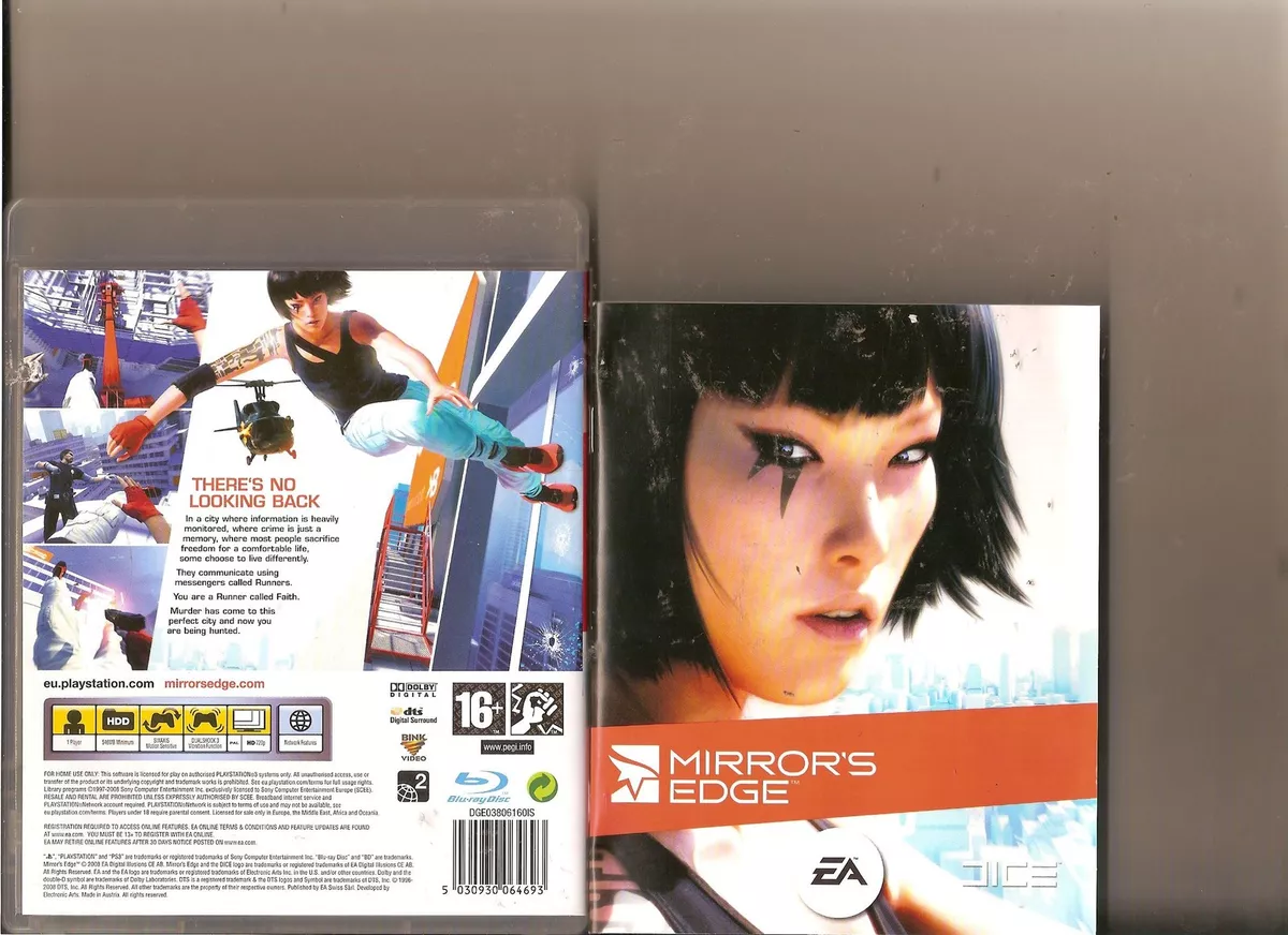 MIRRORS EDGE PLAYSTATION 3 PS 3