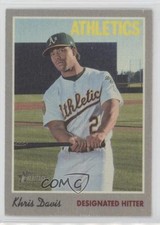 2019 Topps Heritage 1970 Cloth Stickers Khris Davis #13 uu6