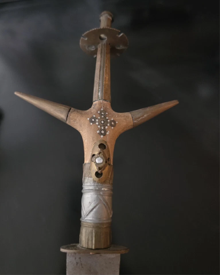 Cuchillo de brazo Telek Tuareg Daga colección África, no seguro de edad Foto 3 de 3