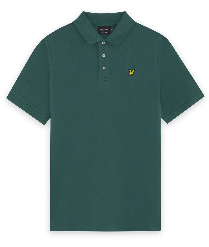Lyle & Scott Plain Polo Shirt Everglade