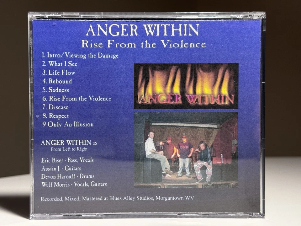 Anger Within - Rise From Violence [CD, 2000 US] Rare  Foto 4 de 4