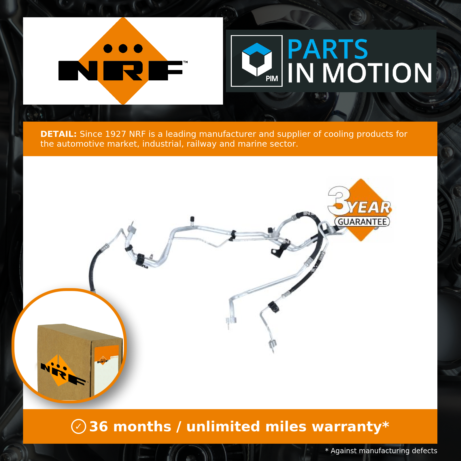 Air Conditioning Hose fits TOYOTA PROACE MZD 20 to 23 NRF Top Quality Guaranteed - Image 19