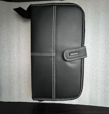 Memorex Faux Leather DVD Case holds 32 with 28 DVDs Included