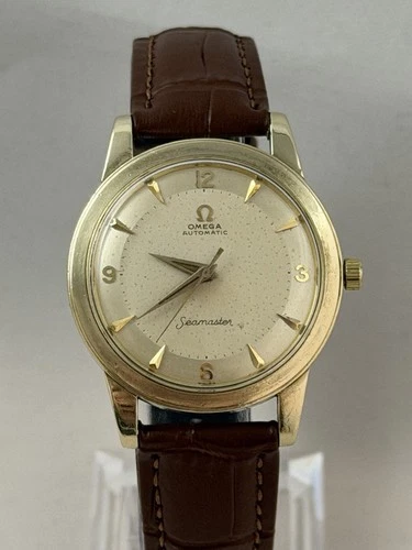 Vintage Omega Seamaster Automatic Watch- Cal. 500 - 1958 -Gold Filled- Runs Well