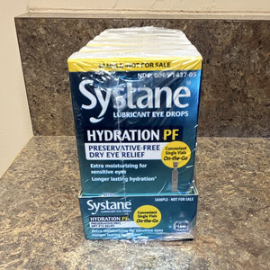 Systane Hydration PF Preservative-Free Eye Drops Single Vials, 30 total vials