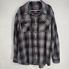 MILWAUKEE LEATHER Men’s Plaid Flannel Shirt Performance Apparel Motorcycle 4XL