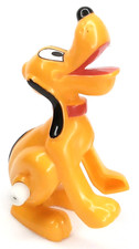 3 1/4" Vintage 1977 Pluto Wind-Up Toy Walt Disney Productions Tomy Plastic Dog