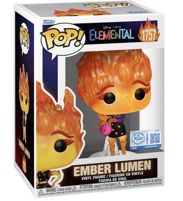 Elementals Ember Lumen Chase Funko Pop